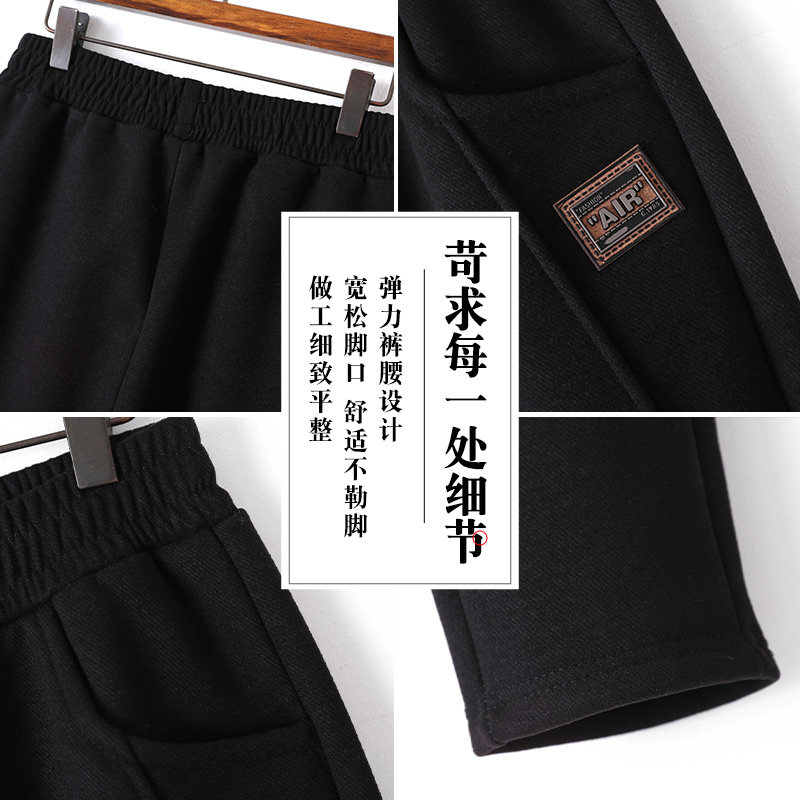 中老年女裤春秋新款妈妈裤子秋冬中年运动休闲裤奶奶秋装加绒大码