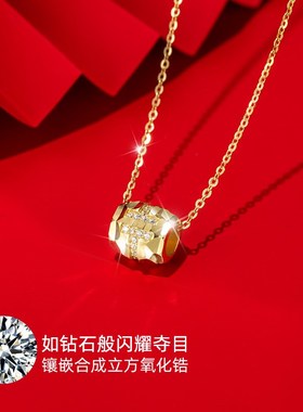 纯银项链女款2025新款饰品轻奢小众吊坠锁骨链颈链首饰女生礼物