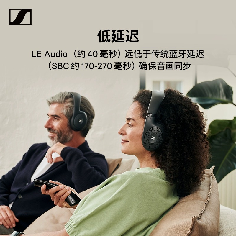 SENNHEISER/森海塞尔新品 RS120-W 头戴式无线耳机 家庭影音套装 - 图2