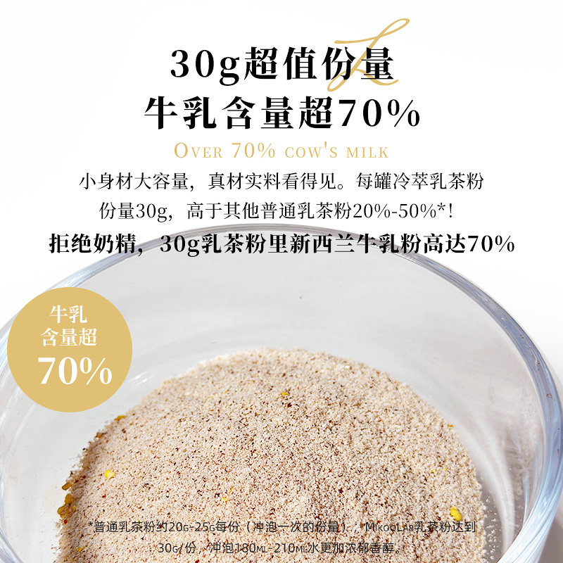 MikooLab味觉烙印 桂馥兰香桂花冷萃牛乳茶霸王奶茶店爆款平替