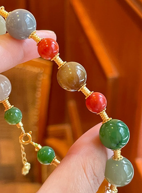 琳琯瑛和田玉多宝手串