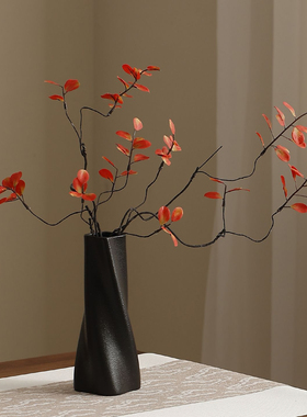 现代简约陶瓷花瓶摆件客厅插花餐桌花玄关电视柜艺术感装饰品摆设