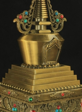 适用用品/密宗法器/菩提塔/如来八塔 佛塔 舍利塔 结缘价 高a0062
