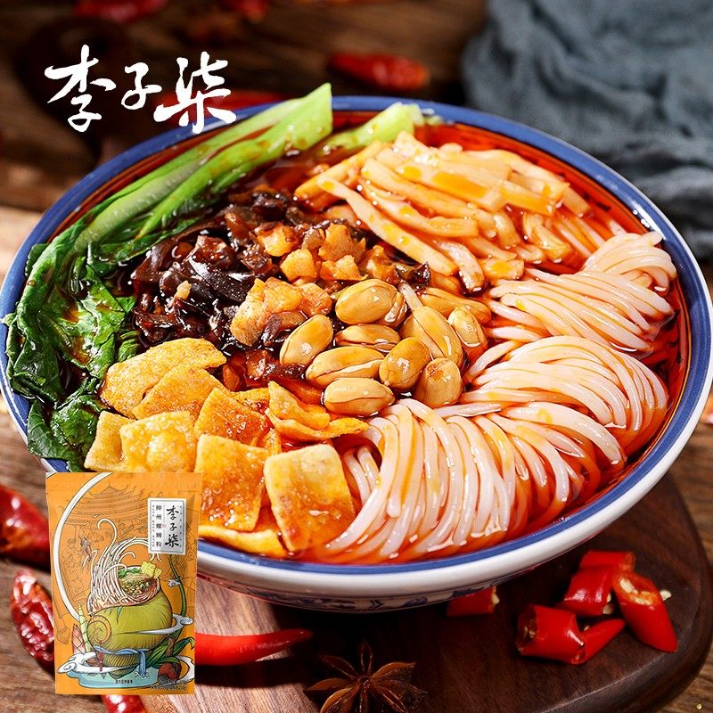 李子柒 网红螺蛳粉柳州螺丝粉335g速食广西特产米粉米线夜宵粉丝,淘宝优惠券,粉丝福利购,淘宝优惠卷
