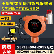 Small Catering Kitchen Commercial Gas Alarm GB T34004-2017 Hotel Catering Combustible Gas Detection
