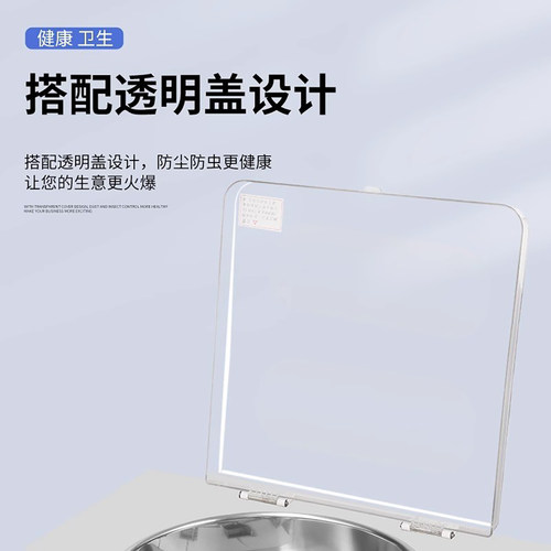 乐杰炒冰机全自动炒酸奶机商用摆摊单双锅夜市雪花酪机器炒冰沙机 - 图1