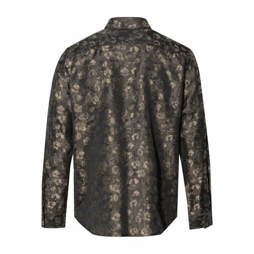 ANDREW MACKENZIE意大利男装疮痍系列织带长袖衬衫551242232608 - 图0