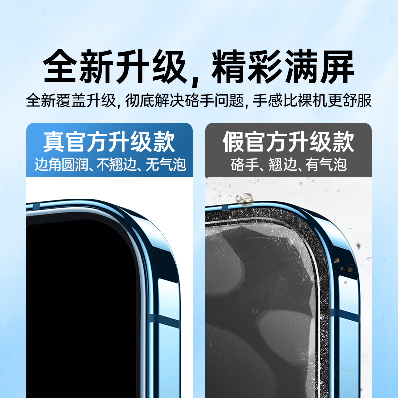 【超越AR德国防窥】适用苹果15ProMAX防窥膜14plus钢化膜iPhone13防偷窥XR手机膜XS全屏12新款贴膜防指纹 - 图0