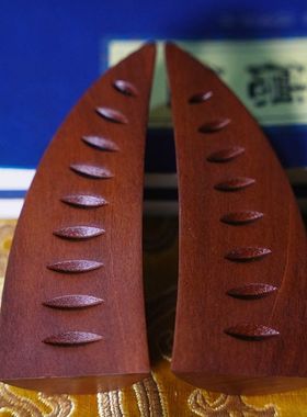 天然雷击枣木牛角圣杯圣卦老料阴阳杯半月卦羊角圣卦万年圣卦手工