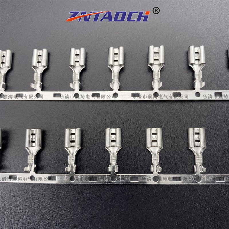 5.2插簧连带 横带0.35厚205铜接线端子3500只一盘 横连绕直插冷压 - 图2