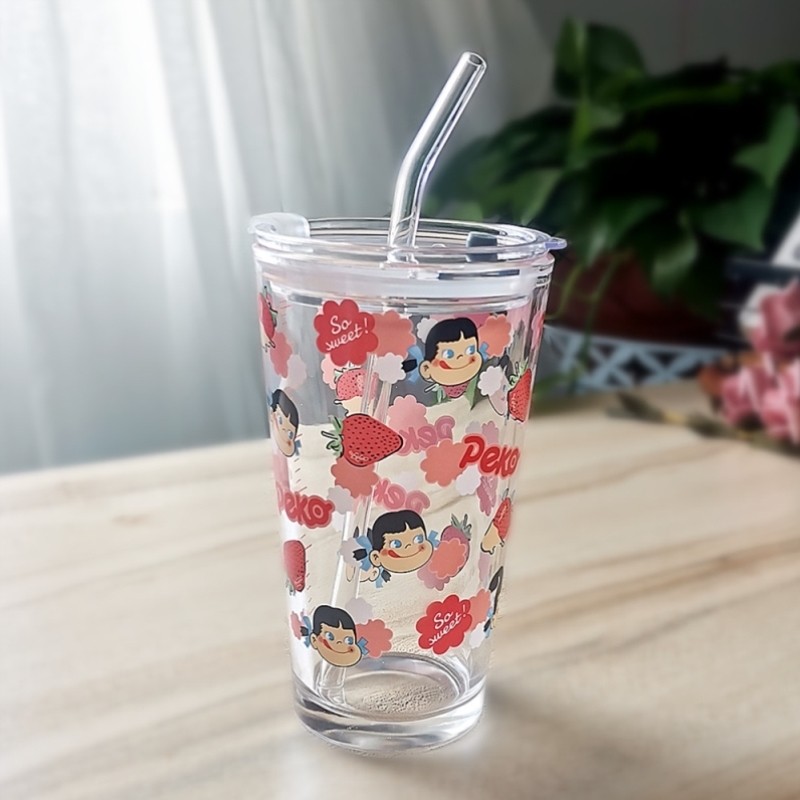 玻璃量杯可微波男水杯新款便携婴儿辅食刻度杯学生大容量卡罗搅拌,淘宝优惠券,粉丝福利购,淘宝优惠卷