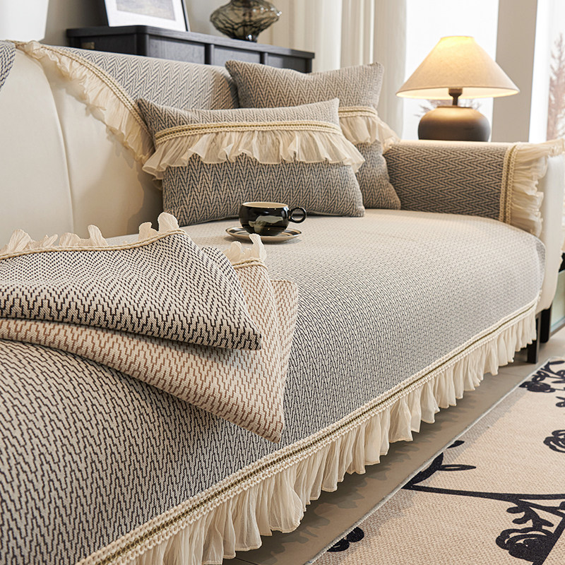 复古奶油沙发垫四季通用2025新款盖布高级感防滑皮沙发套罩坐垫子,淘宝优惠券,粉丝福利购,淘宝优惠卷