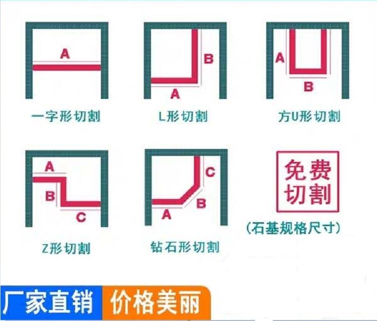 卫生间挡水条大理石实心石基淋浴房防水条预埋浴室隔水条干湿分离-图2