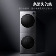 [阿尔法]松下高端机套装家用大容量洗烘组合纳诺怡护理P5HD+H5