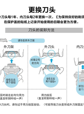 松下原装剃须刀替换外刀网