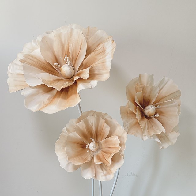 Large paper flower decoration manufacturer direct sales color available