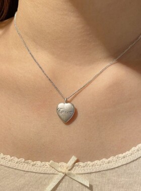 bm项链女泰银复古工艺不掉色小众