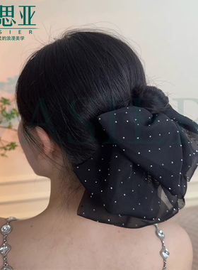 铂思亚蝴蝶抓夹女后脑勺发夹
