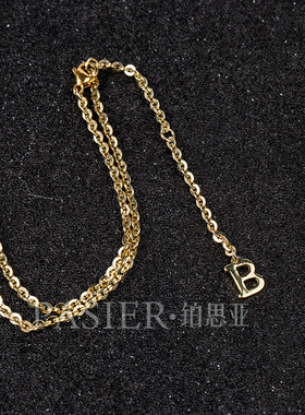 铂思亚铜合金女气质项链