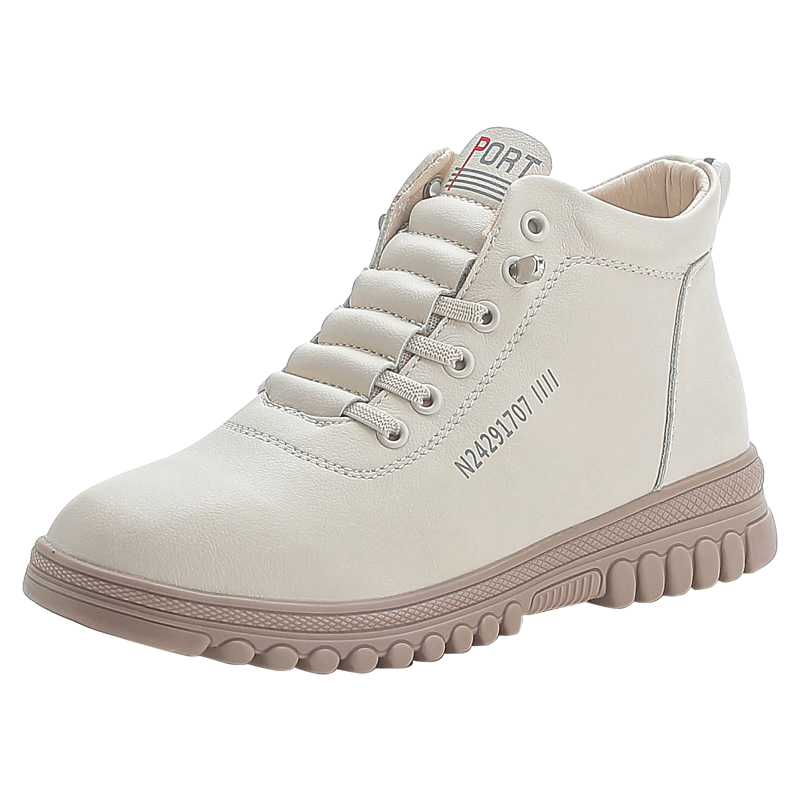 特价真皮牛筋底妈妈鞋2025秋冬新款时尚小白鞋女休闲加绒高帮短靴,淘宝优惠券,粉丝福利购,淘宝优惠卷