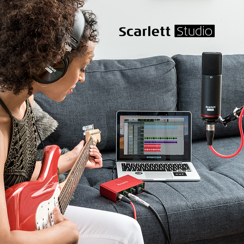 Focusrite福克斯特声卡Scarlett Solo Studio 三代套装直播录音 - 图1