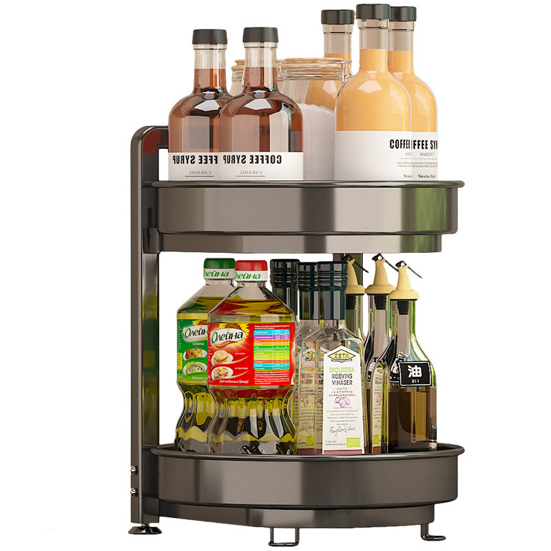 厨房360度旋转调料品置物架油盐酱醋罐专用盐瓶厨具多层大全盘调,淘宝优惠券,粉丝福利购,淘宝优惠卷
