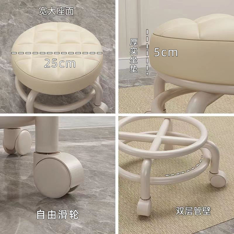 卧室矮凳儿童旅行手提式客厅小凳子高级感迷你足浴移动软包防滑方,淘宝优惠券,粉丝福利购,淘宝优惠卷