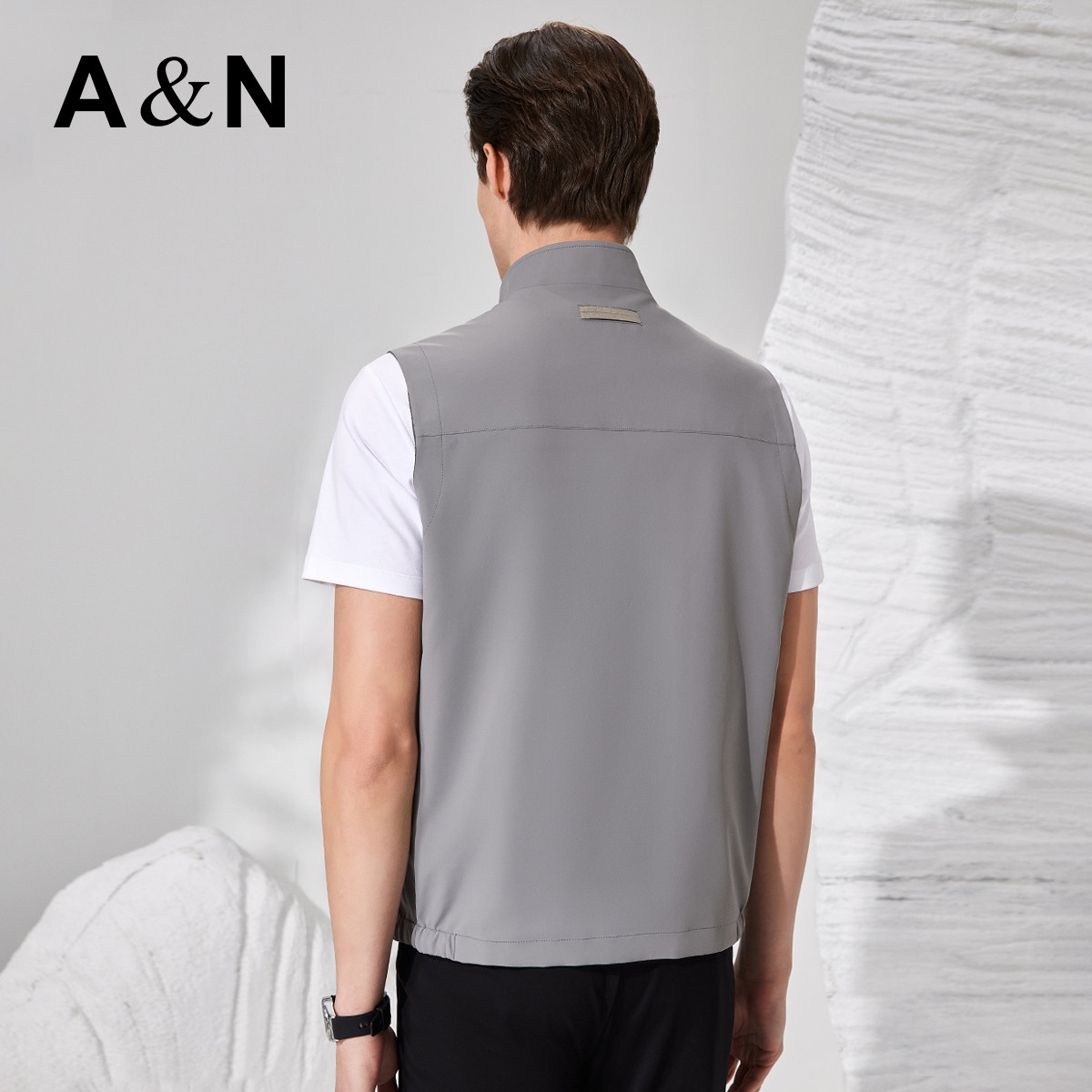 【轻奢休闲 含精纺羊毛】秋季针织双面穿马甲男休闲背心马夹外套,淘宝优惠券,粉丝福利购,淘宝优惠卷