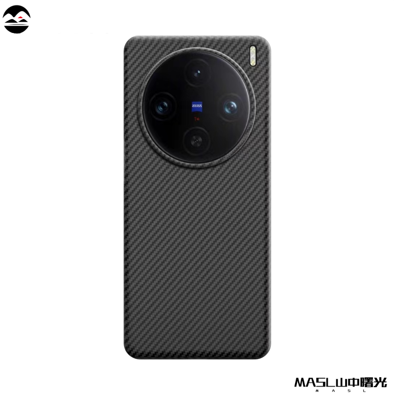 【价保618】山中曙光MASL适用于维沃 VIVOX100spro碳纤维手机壳凯夫拉防摔VIVO100Ultra高档硬壳X90s商务超薄 - 图0