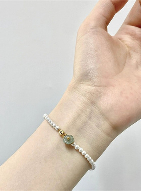 有钱花~米粒小珍珠手链轻奢小众