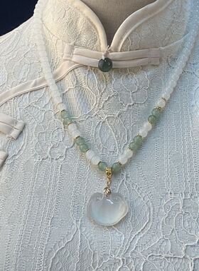 「知春」古风琉璃璎珞串珠项链