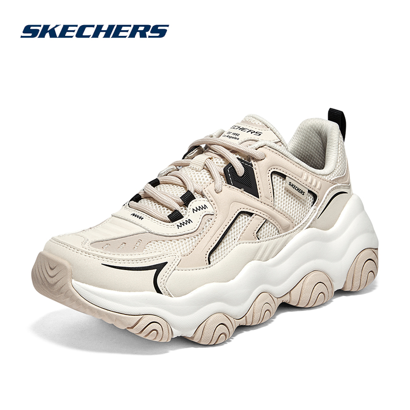 Skechers斯凯奇新款啵啵熊运动休闲鞋时尚复古透气老爹鞋女149893-图3