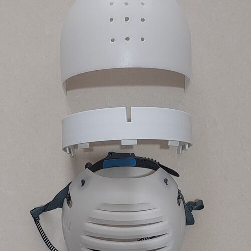 日系kig系通用兽装兽头头骨3d打印后脑勺福瑞头壳兽装diy制作材料 - 图3