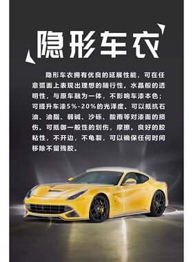 贴膜壁纸汽车隐形车衣海报形象墙变速箱宣传广告美容装饰背景墙纸