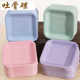 Square paper disposable no-cleaning and bone spitting disc environmentally friendly