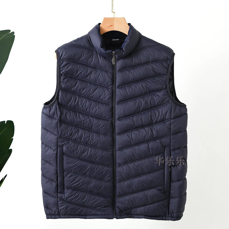 秋冬季马甲男士2024轻薄夹棉背心宽松大码坎肩中青年保暖加厚马夹,淘宝优惠券,粉丝福利购,淘宝优惠卷