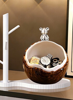 爆火！椰子收纳摆件氛围感拉满