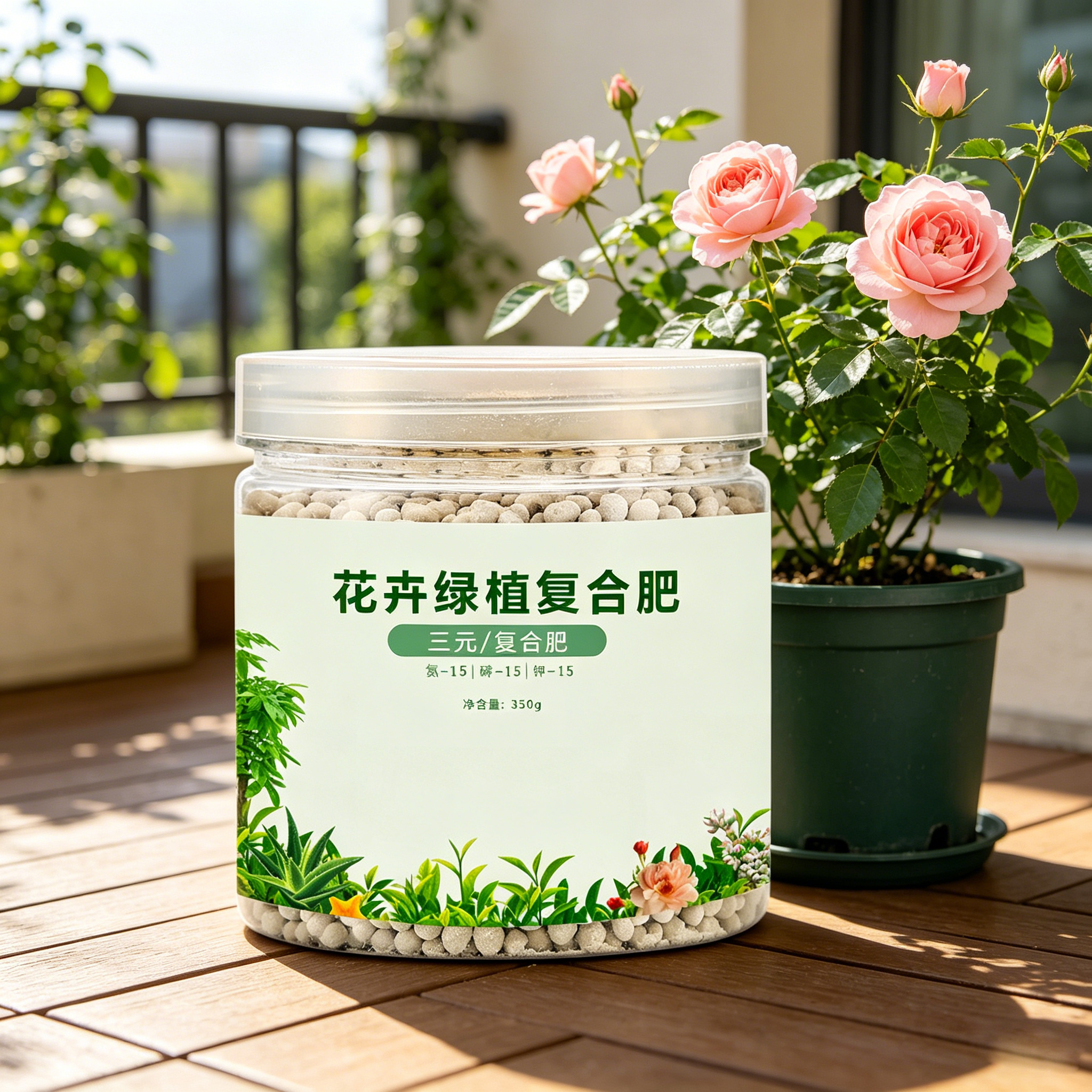 八个老头花卉绿植三元高效复合