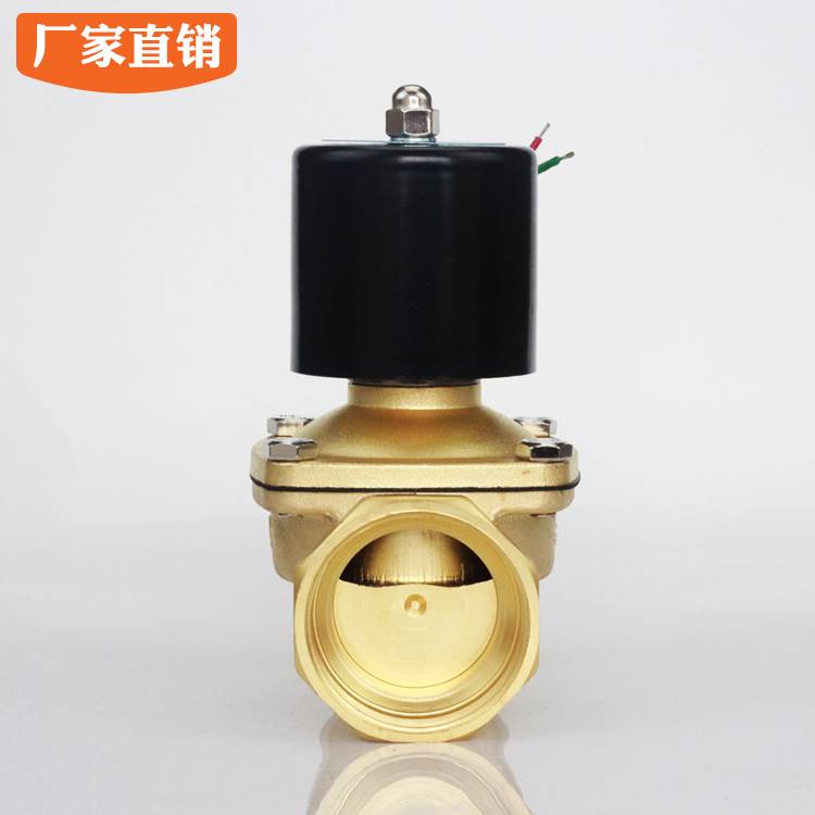 geerte/格尔特2W-500-50全0铜电磁阀寸放水阀耐高温2G2″ 22-图0