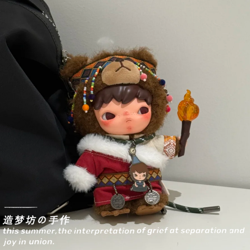 泡泡玛特小野娃衣hirono为喜乐而战新年衣服公路日志挂件帽子配件,淘宝优惠券,粉丝福利购,淘宝优惠卷