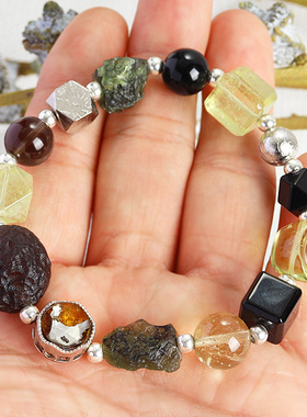 原创设计陨石多宝手串女捷克手链