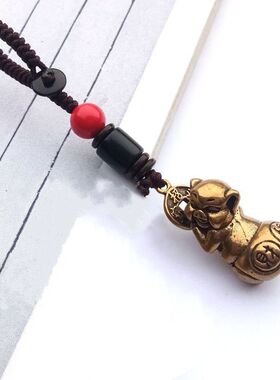 通用款济凯黄铜挂件中式