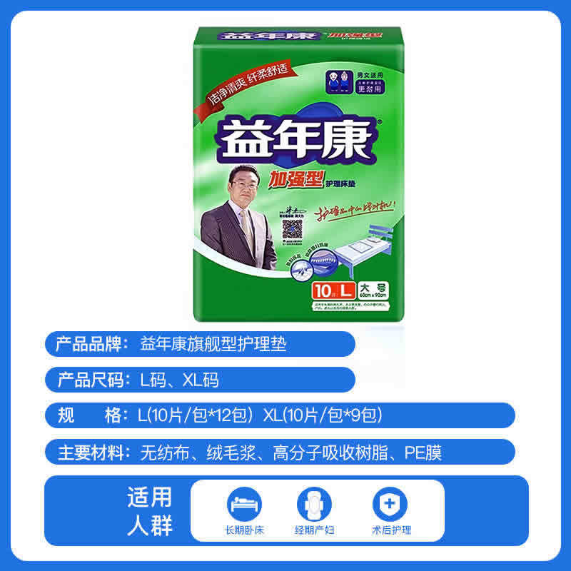 益年康加强型成人一次性护理垫60x90隔尿垫80x90隔尿垫老年人加厚,淘宝优惠券,粉丝福利购,淘宝优惠卷