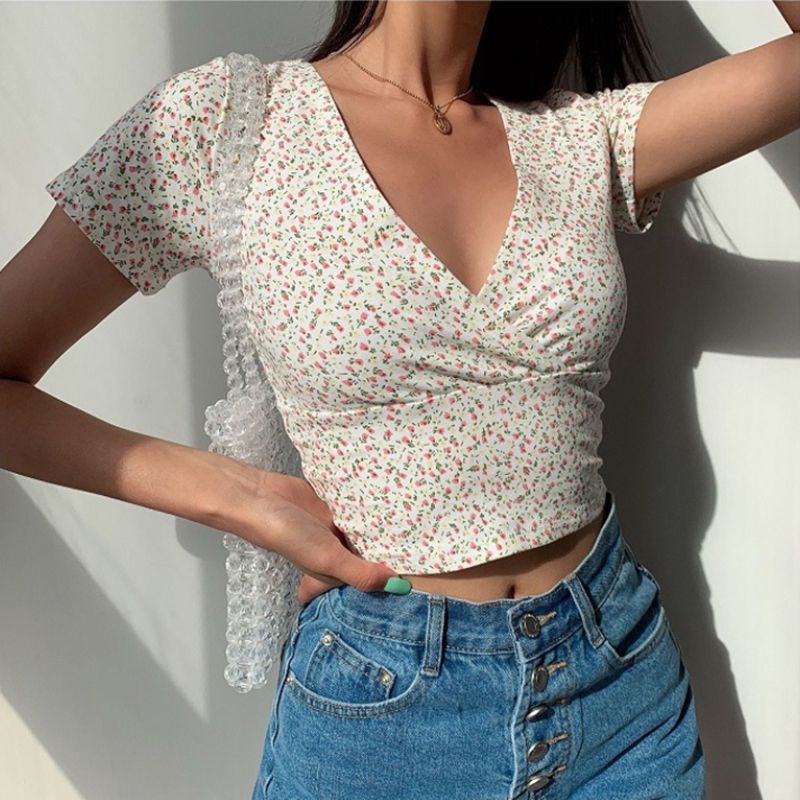 Spaghetti Strap Lace Up Streetwear Slim Cute Crop Tops Camis - 图1