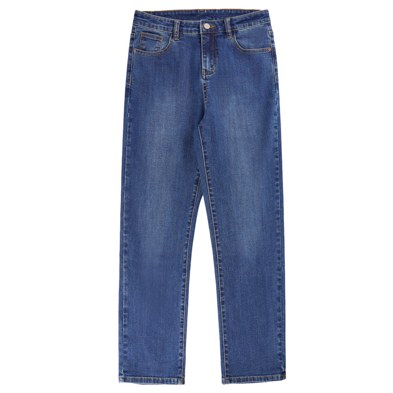 直筒春秋季2022新款夏高腰牛仔裤 曼莎衣思牛仔裤