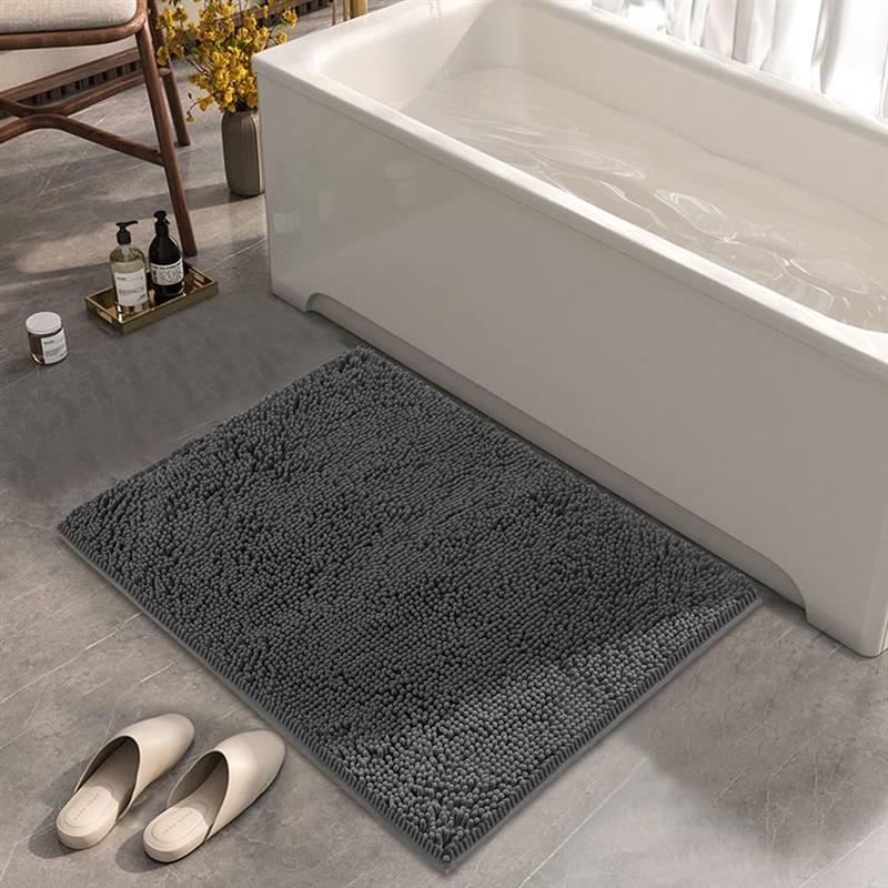 Plush Bathroom Rug Bath Mat Floor Rugs for Tub Shower Carpet-图0