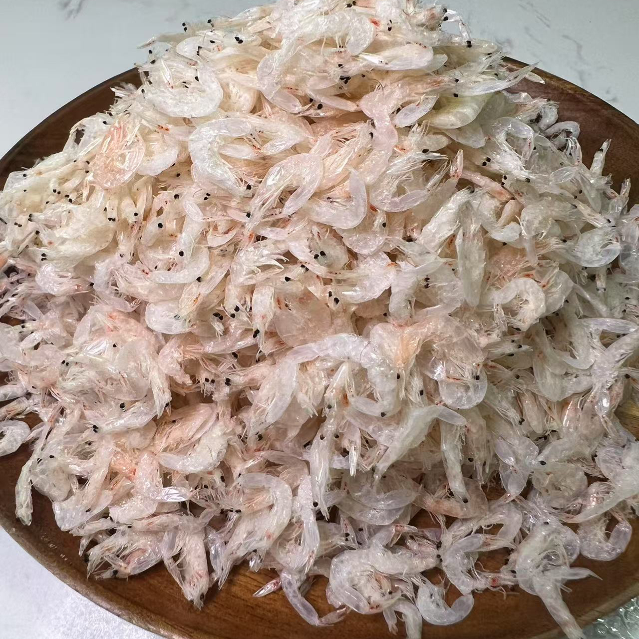 高品质无盐虾皮淡干即食淡晒不咸干毛虾干海鲜水产干货尽管去比 - 图0