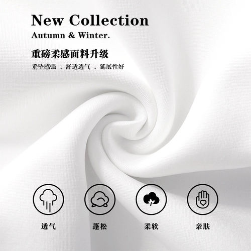 Свитшот, комплект, базовый приятный телу лонгслив, воротник поло