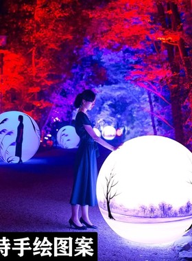 星球灯落地户外防水摆件