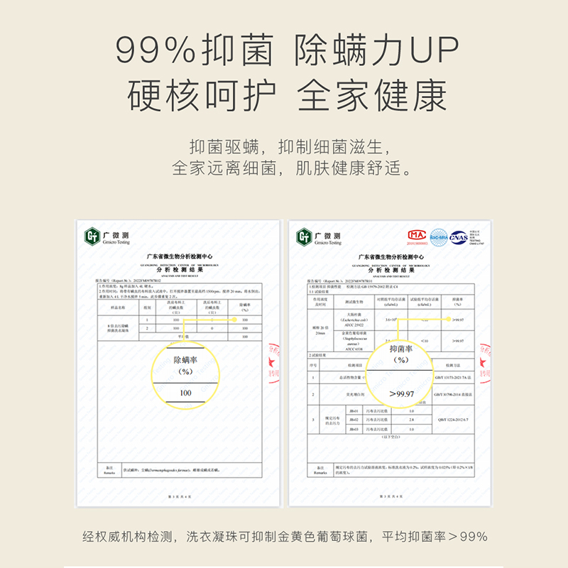 BCV洗衣凝珠香味持久留香三合一除菌除螨99.9%浓缩强力去污液衣服 - 图2